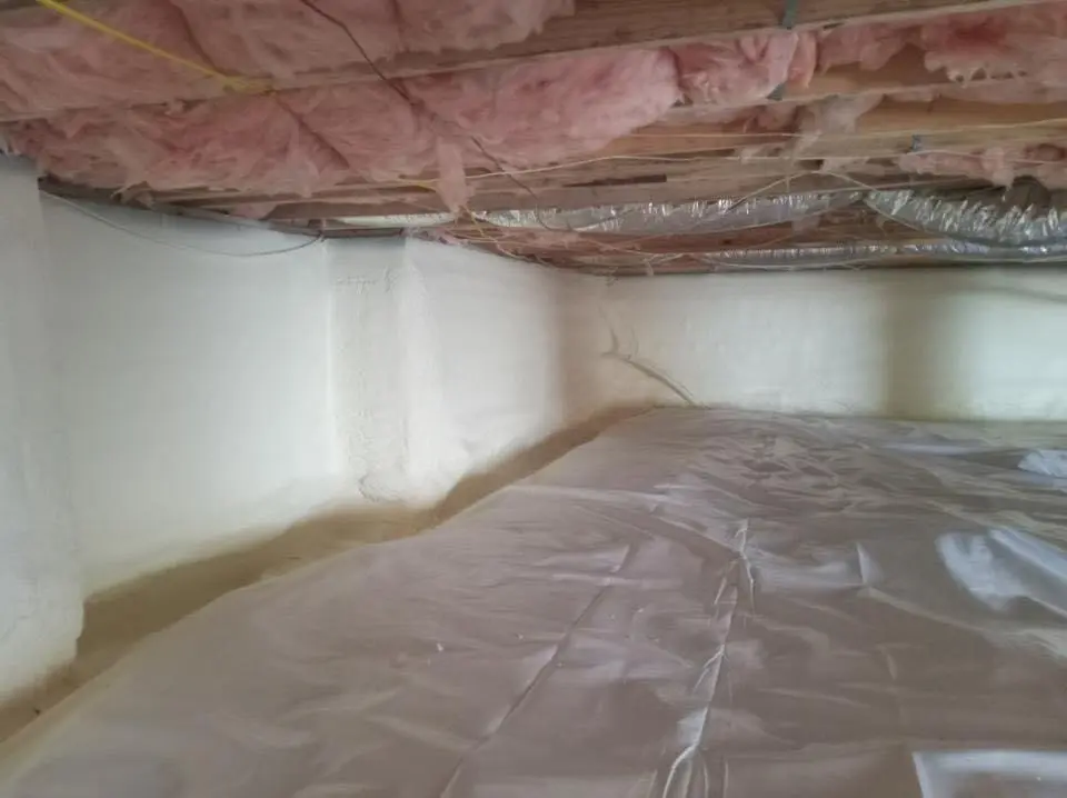 Crawl space encapsulation with closed-cell spray foam for Roof Waterproofing in Safety Harbor